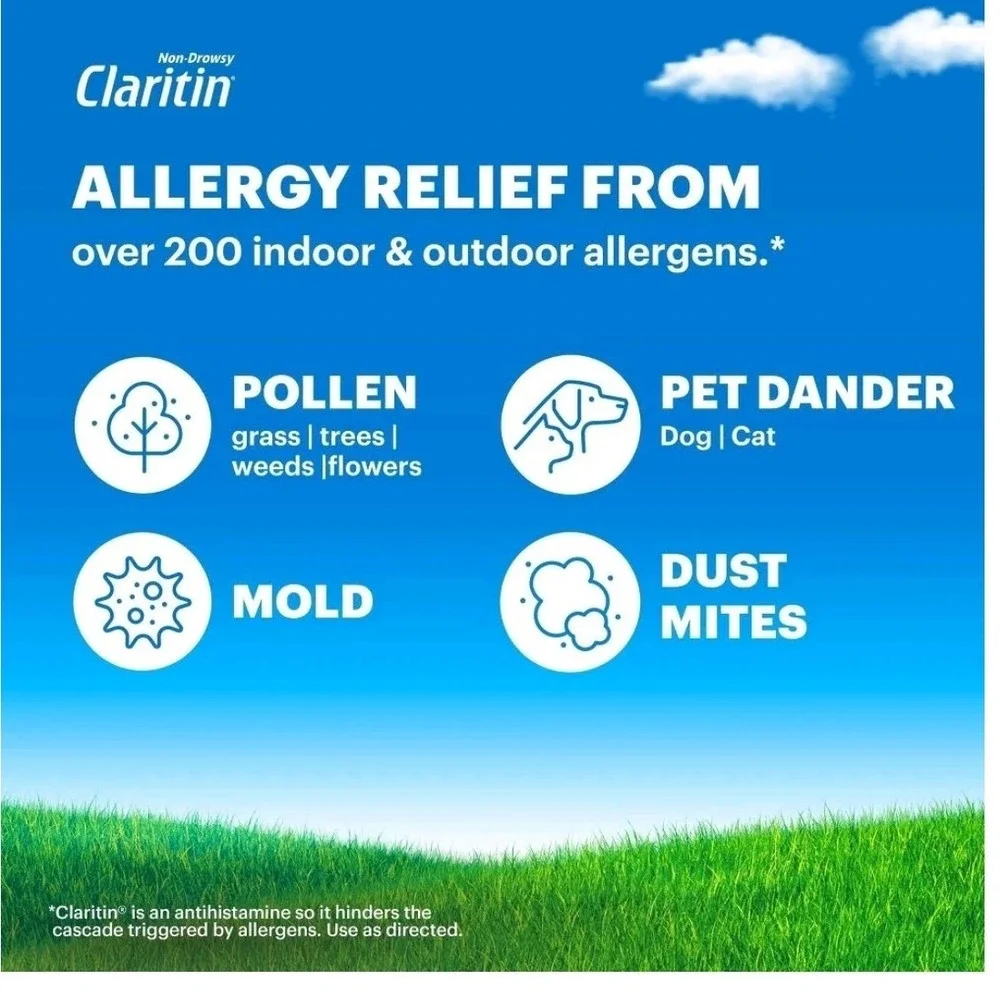 Claritin COOLING HONEY Flavored Liquid 24hr Non-Drowsy Allergy Medicine, 8 FL OZ